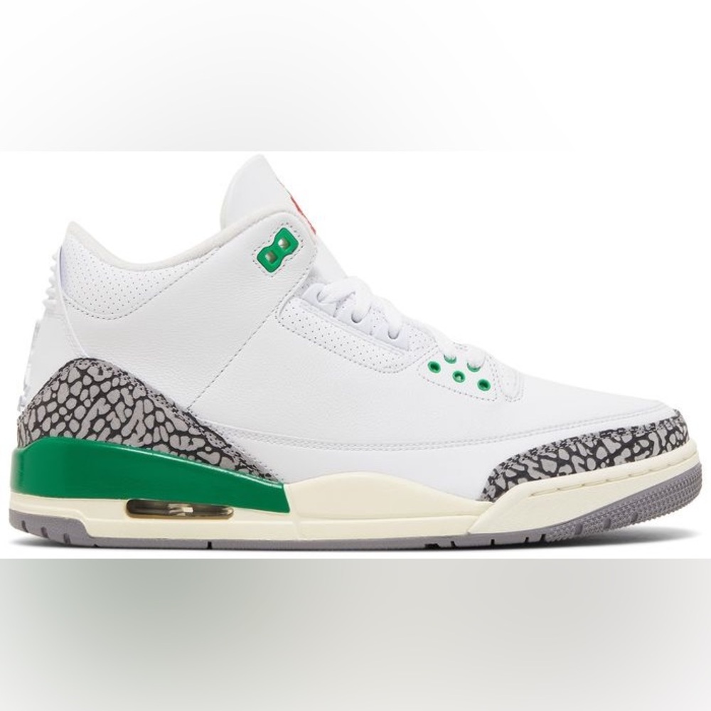 Nike. Wmns Air Jordan 3 Retro 'Lucky Green'. Size 7.